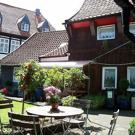 Altes Tageloehnerhaus Von 1510 Mit Garten Und Parkplatz Goslar Extérieur photo